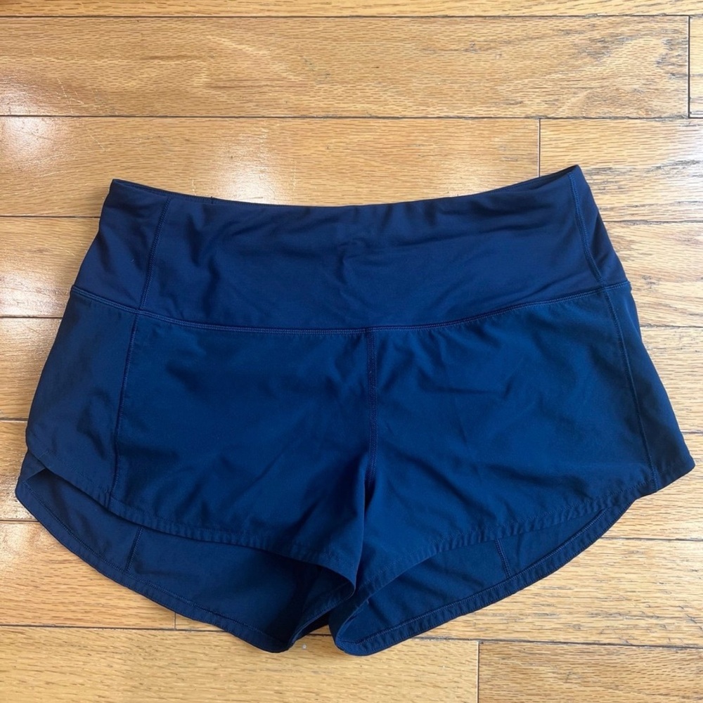 Lululemon Athletica Dark Blue Athletic Shorts